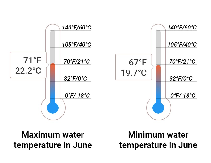 Average Sea temperature